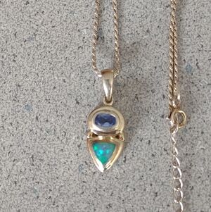 Opal/Tanzanite Necklace